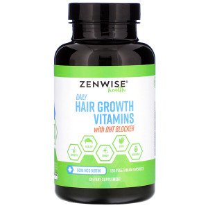 <img alt="Zenwise Health, Daily Hair Growth Vitamins with DHT Blocker, 120 Vegetarian Capsules" title="Zenwise Health, Daily Hair Growth Vitamins with DHT Blocker, 120 Vegetarian Capsules,856521007215"