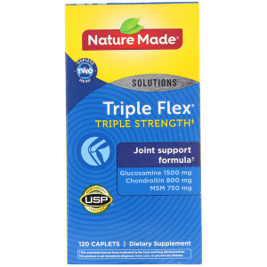 <img alt="Nature Made, Triple Flex, Triple Strength, 120 Caplets" title="Nature Made, Triple Flex, Triple Strength, 120 Caplets,031604014315"