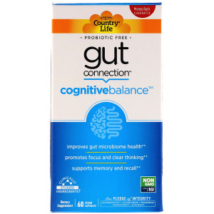 <img alt="Country Life, Gut Connection, Cognitive Balance, 60 Vegan Capsules" title="Country Life, Gut Connection, Cognitive Balance, 60 Vegan Capsules,015794030201"