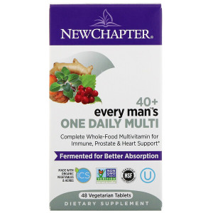 <img alt="New Chapter, 40+ Every Mans One Daily Multi, 48 Vegetarian Tablets" title="New Chapter, 40+ Every Mans One Daily Multi, 48 Vegetarian Tablets,727783003706"