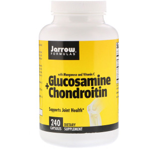 <img alt="Jarrow Formulas, Glucosamine + Chondroitin, 240 Capsules" title="Jarrow Formulas, Glucosamine + Chondroitin, 240 Capsules,790011190219"