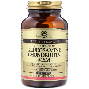 <img alt="Solgar, Glucosamine Chondroitin MSM, Triple Strength, 60 Tablets" title="Solgar, Glucosamine Chondroitin MSM, Triple Strength, 60 Tablets,033984013186"