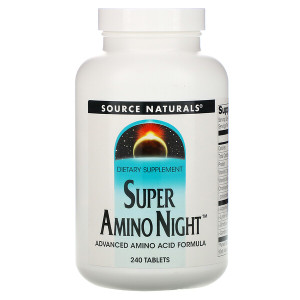 <img alt="Source Naturals, Super Amino Night, 240 Tablets" title="Source Naturals, Super Amino Night, 240 Tablets,021078001140"