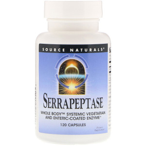 <img alt="Source Naturals, Serrapeptase, 120 Capsules" title="Source Naturals, Serrapeptase, 120 Capsules,021078019503"