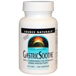 <img alt="Source Naturals, GastricSoothe, 37.5 mg, 120 Capsules" title="Source Naturals, GastricSoothe, 37.5 mg, 120 Capsules,021078022978"