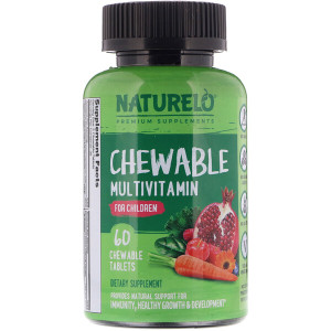 <img alt="NATURELO, Chewable Multivitamin for Children, 60 Chewable Tablets" title="NATURELO, Chewable Multivitamin for Children, 60 Chewable Tablets,628110628060"