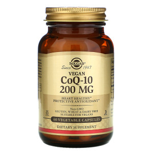 <img alt="Solgar, Vegetarian CoQ-10, 200 mg, 60 Vegetable Capsules" title="Solgar, Vegetarian CoQ-10, 200 mg, 60 Vegetable Capsules,033984009493"