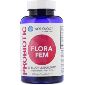 <img alt="Belle+Bella, Probiology, Probiotic Flora Fem, 50 Billion CFU, 60 Capsules" title="Belle+Bella, Probiology, Probiotic Flora Fem, 50 Billion CFU, 60 Capsules,040232662096"
