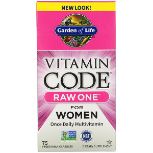 <img alt="Garden of Life, Vitamin Code, Raw One, Once Daily Multi-Vitamin for Women, 75 Vegetarian Capsules" title="Garden of Life, Vitamin Code, Raw One, Once Daily Multi-Vitamin for Women, 75 Vegetarian Capsules,658010114035"