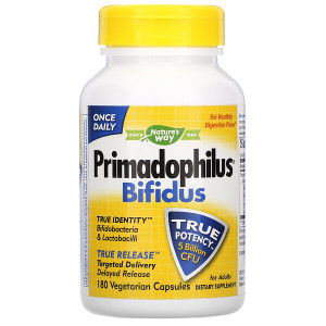<img alt="Natures Way, Primadophilus Bifidus, 5 Billion CFU, 180 Vegetarian Capsules" title="Natures Way, Primadophilus Bifidus, 5 Billion CFU, 180 Vegetarian Capsules,033674156513"