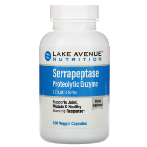 <img alt="Lake Avenue Nutrition, Serrapeptase, Proteolytic Enzyme, 120,000 SPUs, 180 Veggie Capsules" title="Lake Avenue Nutrition, Serrapeptase, Proteolytic Enzyme, 120,000 SPUs, 180 Veggie Capsules,898220015726"
