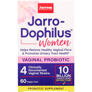 <img alt="Jarrow Formulas, Jarro-Dophilus, Vaginal Probiotic, Women, 10 Billion, 60 Veggie Caps" title="Jarrow Formulas, Jarro-Dophilus, Vaginal Probiotic, Women, 10 Billion, 60 Veggie Caps,790011030553"