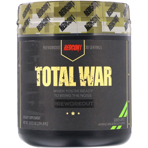 Redcon1, Total War, Preworkout, Green Apple, 13.93 oz (394.89 g)
