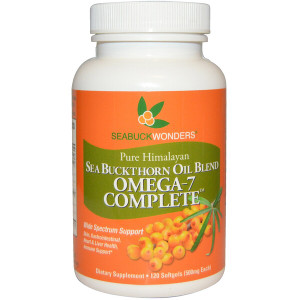 <img alt="SeaBuckWonders, Sea Buckthorn Oil Blend, Omega-7 Complete, 500 mg, 120 Softgels" title="SeaBuckWonders, Sea Buckthorn Oil Blend, Omega-7 Complete, 500 mg, 120 Softgels,674756780037"