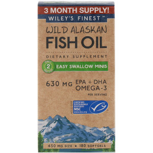 <img alt="Wileys Finest Wild Alaskan Fish Oil -- 450 mg - 180 Softgels" title="Wileys Finest Wild Alaskan Fish Oil -- 450 mg - 180 Softgels,857188004128"