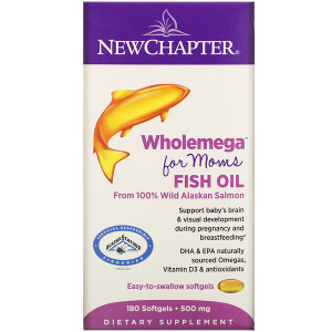 <img alt="New Chapter, Wholemega For Moms, 500 mg, 180 Softgels" title="New Chapter, Wholemega For Moms, 500 mg, 180 Softgels,727783901958"