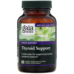 <img alt="Gaia Herbs, Thyroid Support, 120 Vegan Liquid Phyto-Caps" title="Gaia Herbs, Thyroid Support, 120 Vegan Liquid Phyto-Caps,751063996679"