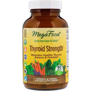 <img alt="MegaFood, Thyroid Strength, 90 Tablets" title="MegaFood, Thyroid Strength, 90 Tablets,051494200292"