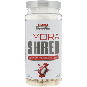 Sparta Nutrition, Hydra Shred, Premium Ultra Strength Lipolytic Fat Burner, 120 Tablets