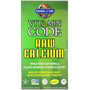 <img alt="Garden of Life, Vitamin Code, Raw Calcium, 120 UltraZorbe Vegetarian Capsules" title="Garden of Life, Vitamin Code, Raw Calcium, 120 UltraZorbe Vegetarian Capsules,658010113908"