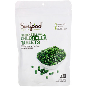 <img alt="Sunfood, Broken Cell Wall Chlorella Tablets, 250 mg, 912 Tablets, 8 oz (227 g)" title="Sunfood, Broken Cell Wall Chlorella Tablets, 250 mg, 912 Tablets, 8 oz (227 g),803813010644"