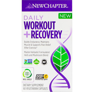 <img alt="New Chapter, Daily Workout + Recovery, 60 Vegetarian Capsules" title="New Chapter, Daily Workout + Recovery, 60 Vegetarian Capsules,727783901750"