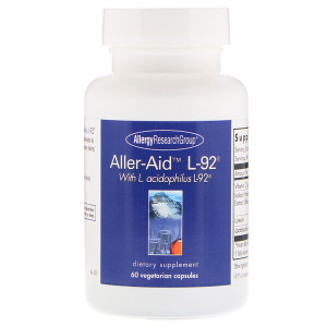 <img alt="Allergy Research Group, Aller-Aid L-92 with L. Acidophilus L-92, 60 Vegetarian Capsules" title="Allergy Research Group, Aller-Aid L-92 with L. Acidophilus L-92, 60 Vegetarian Capsules,713947769106"