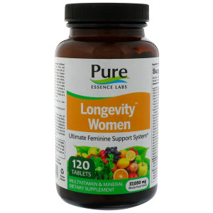 <img alt="Pure Essence, Longevity Women, 120 Tablets" title="Pure Essence, Longevity Women, 120 Tablets,659670014024"