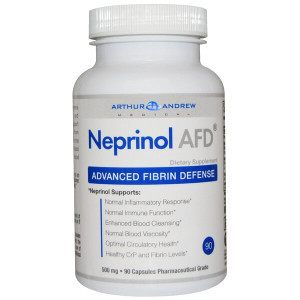 <img alt="Arthur Andrew Medical, Neprinol AFD, Advanced Fibrin Defense, 500 mg, 90 Capsules" title="Arthur Andrew Medical, Neprinol AFD, Advanced Fibrin Defense, 500 mg, 90 Capsules,855571001044"