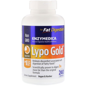 <img alt="Enzymedica, Lypo Gold, For Fat Digestion, 240 Capsules" title="Enzymedica, Lypo Gold, For Fat Digestion, 240 Capsules,670480981320"