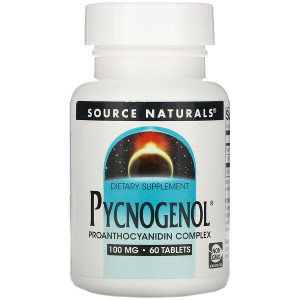 <img alt="Source Naturals, Pycnogenol, 100 mg, 60 Tablets" title="Source Naturals, Pycnogenol, 100 mg, 60 Tablets,021078003335"