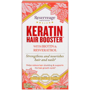 <img alt="ReserveAge Nutrition, Keratin Hair Booster, With Biotin & Resveratrol, 120 Capsules" title="ReserveAge Nutrition, Keratin Hair Booster, With Biotin & Resveratrol, 120 Capsules,853427006151"
