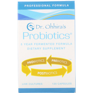 <img alt="Dr. Ohhiras, Professional Formula Probiotics, 120 Capsules" title="Dr. Ohhiras, Professional Formula Probiotics, 120 Capsules,695927121220"