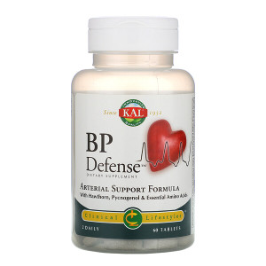 <img alt="KAL, BP Defense, Arterial Support Formula, 60 Tablets" title="KAL, BP Defense, Arterial Support Formula, 60 Tablets,021245493754"