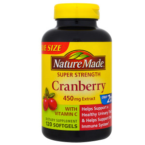 <img alt="Nature Made Super Strength Cranberry -- 450 mg - 120 Softgels" title="Nature Made Super Strength Cranberry -- 450 mg - 120 Softgels,031604027797"