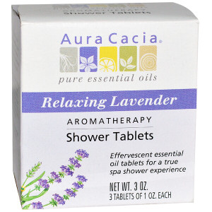 <img alt="Aura Cacia Aromatherapy Shower Tablets Relaxing Lavender -- 3 Tablets" title="Aura Cacia Aromatherapy Shower Tablets Relaxing Lavender -- 3 Tablets,051381882679"