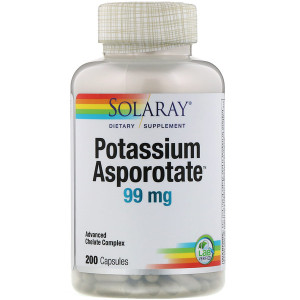 <img alt="Solaray Potassium Asporotate -- 200 Capsules" title="Solaray Potassium Asporotate -- 200 Capsules,076280046618"