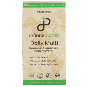 <img alt="Natures Plus Infinte Planet Daily Multi -- 60 Vegan Capsules" title="Natures Plus Infinte Planet Daily Multi -- 60 Vegan Capsules,097467030053"