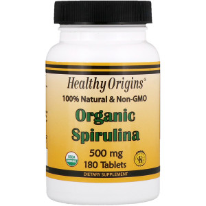 <img alt="Healthy Origins Organic Spirulina -- 500 mg - 180 Tablets" title="Healthy Origins Organic Spirulina -- 500 mg - 180 Tablets,603573882358"