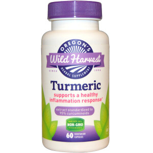 <img alt="Oregon's Wild Harvest, Turmeric, 60 Vegetarian Capsules" title="Oregon's Wild Harvest, Turmeric, 60 Vegetarian Capsules,706195004105"