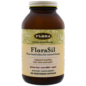 <img alt="Flora, FloraSil, Plant Based Silica for Natural Beauty, 180 Veggie Caps" title="Flora, FloraSil, Plant Based Silica for Natural Beauty, 180 Veggie Caps,061998614358"