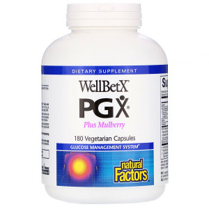 <img alt="Natural Factors, WellBetX PGX, Plus Mulberry, 180 Veggie Caps" title="Natural Factors, WellBetX PGX, Plus Mulberry, 180 Veggie Caps,068958035505"