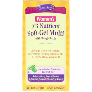 <img alt="Nature's Secret, Women's 73 Nutrient Soft-Gel Multi with Omega-3 Oils, 60 Liquid Soft-Gels" title="Nature's Secret, Women's 73 Nutrient Soft-Gel Multi with Omega-3 Oils, 60 Liquid Soft-Gels,732391500936"