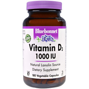 <img alt="Bluebonnet Nutrition Vitamin D3 -- 1000 IU - 180 Vegetable Capsules" title="Bluebonnet Nutrition Vitamin D3 -- 1000 IU - 180 Vegetable Capsules,743715003132"