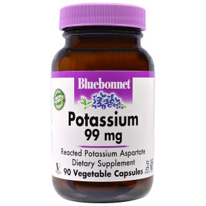 <img alt="Bluebonnet Nutrition Potassium -- 99 mg - 90 Vegetable Capsules" title="Bluebonnet Nutrition Potassium -- 99 mg - 90 Vegetable Capsules,743715007345"