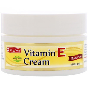 De La Cruz, Vitamin E Cream, Moisturizer, 0.21 oz (6 g)