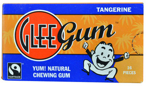 Glee Gum, All Natural Chewing Gum,  Tangerine - 16 Pieces