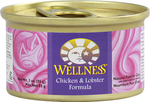 Wellness, Canned Cat Food,  Chicken and Lobster - 3 oz