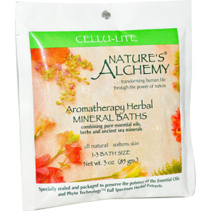 Natures Alchemy, Aromatherapy Herbal Mineral Baths, Cellu-Lite, 3 oz (85 g)