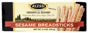 3 PACK of Alessi Sesame Breadsticks -- 4.4 oz